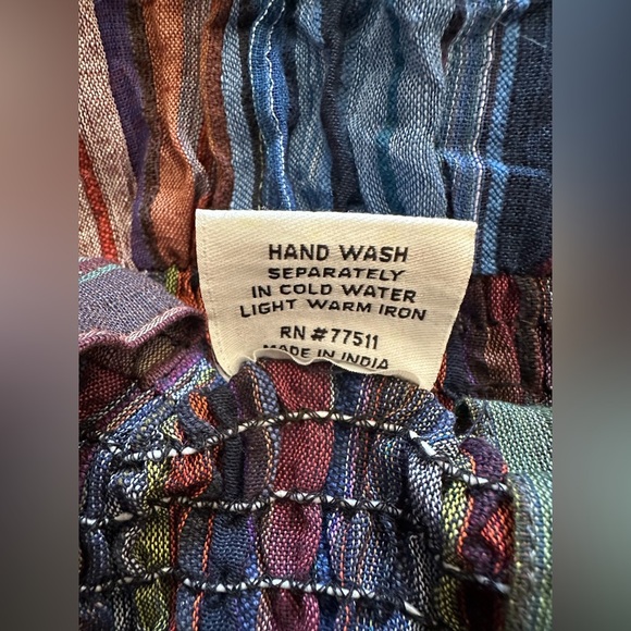 NWT Ashely Taylor Patchwork Overalls One Size - Picture 6 of 6